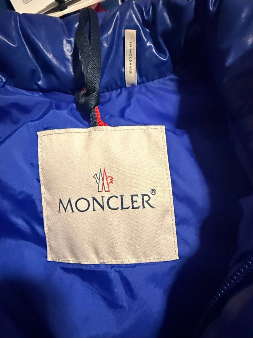 Moncler Kids Royal Blue Puffer Vest